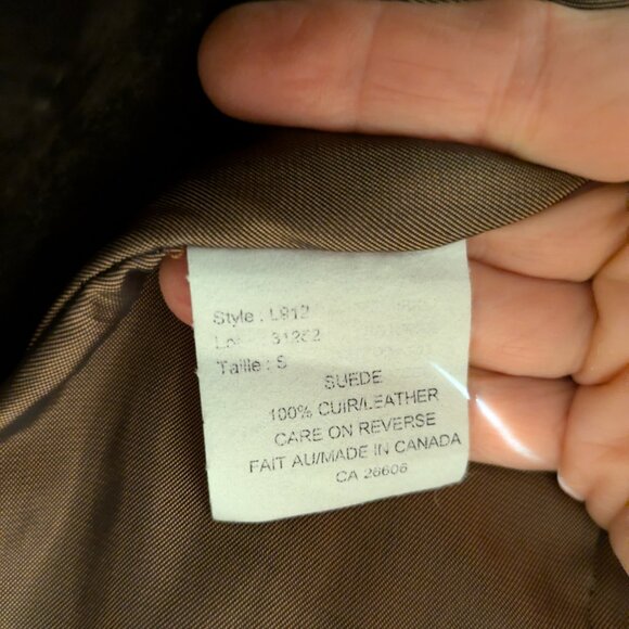 Old Hide House Suede Leather Jacket - Picture 5 of 6